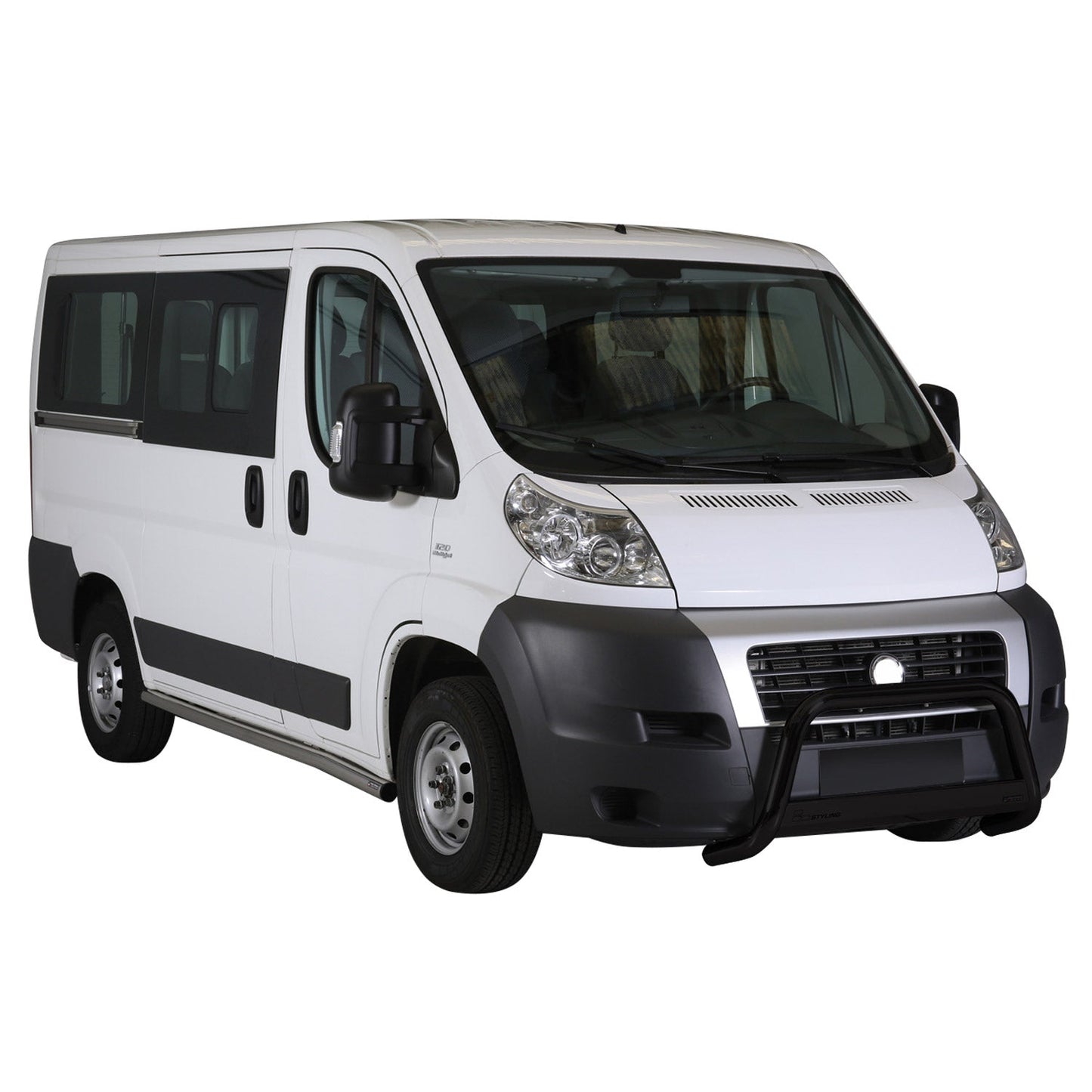 Frontbügel Frontschutzbügel für Fiat Ducato 2006-2013 ø63mm Stahl Schwarz Schutz