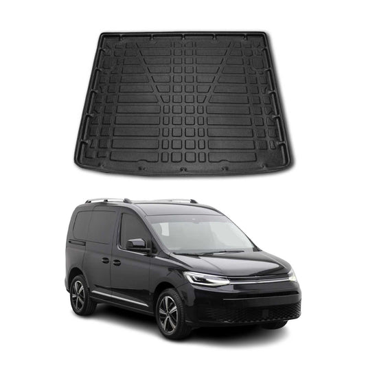 Protecție portbagaj/cargo pentru VW Caddy 2020-2025, cauciuc TPE, negru