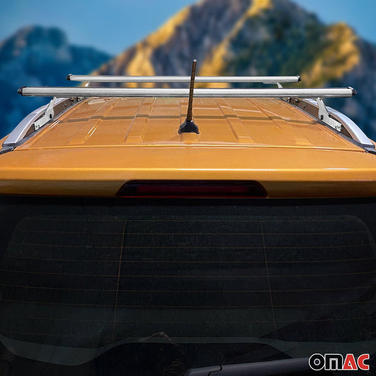 Dachträger Gepäckträger Relingträger für Ford Ecosport 2015-2024 Alu Grau 2x