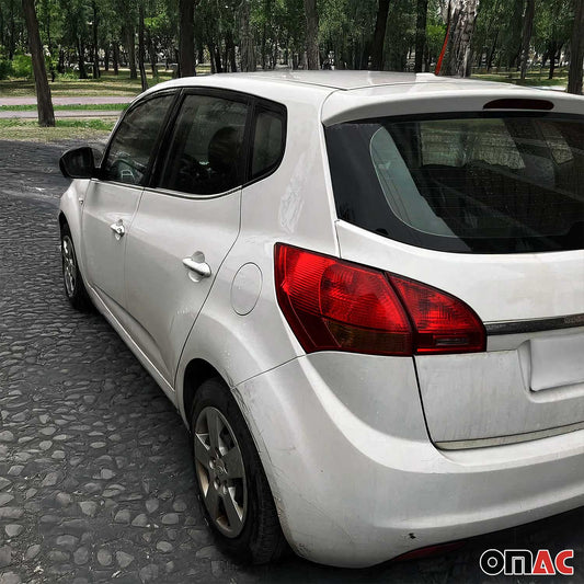 Benzi decorative pentru geamuri pentru Kia Venga 2010-2025, oțel inoxidabil cromat, 4 bucăți