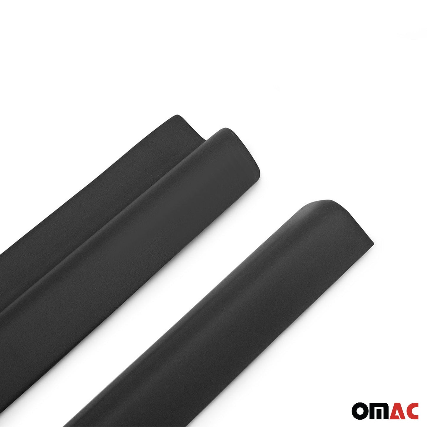 Ornamente prag uși pentru VW Caddy 2015-2021 ABS negru set 2 piese