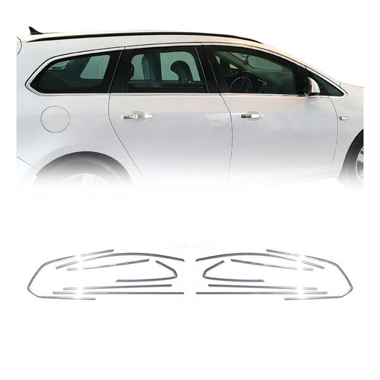 Fensterleisten Zierleisten für Opel Astra J Kombi 2010-2015 Edelstahl Chrom 12x