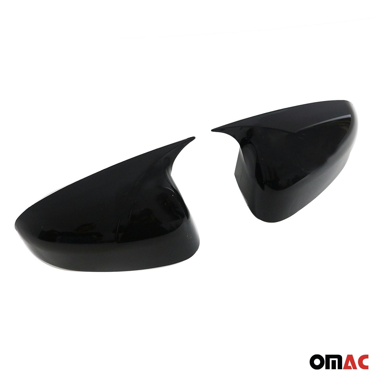 Osłony lusterek, nakładki na lusterka do Forda Tourneo Courier 2014-2018, ABS błyszczący