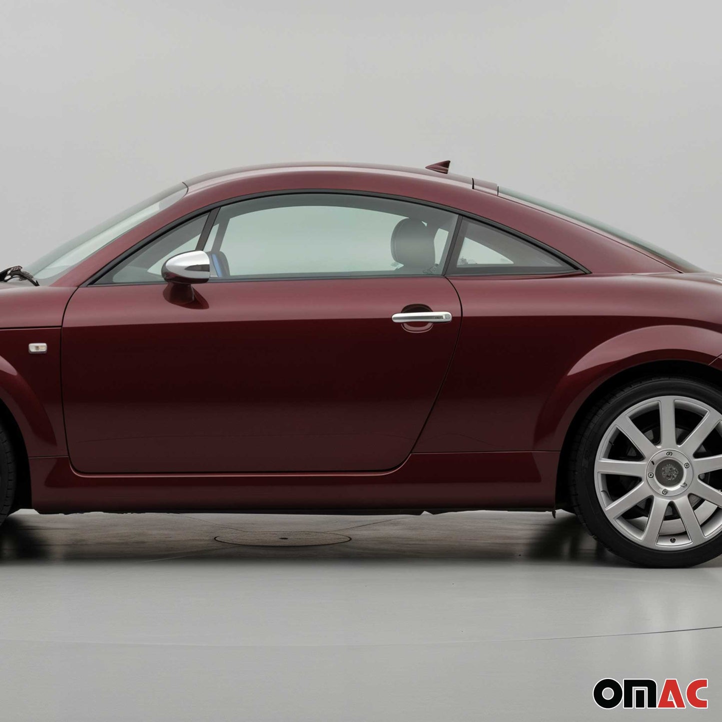 Türgriff Blende Türgriffkappen für Seat Leon / VW LUPO 1998-12 2Tür Gebürstet 4x