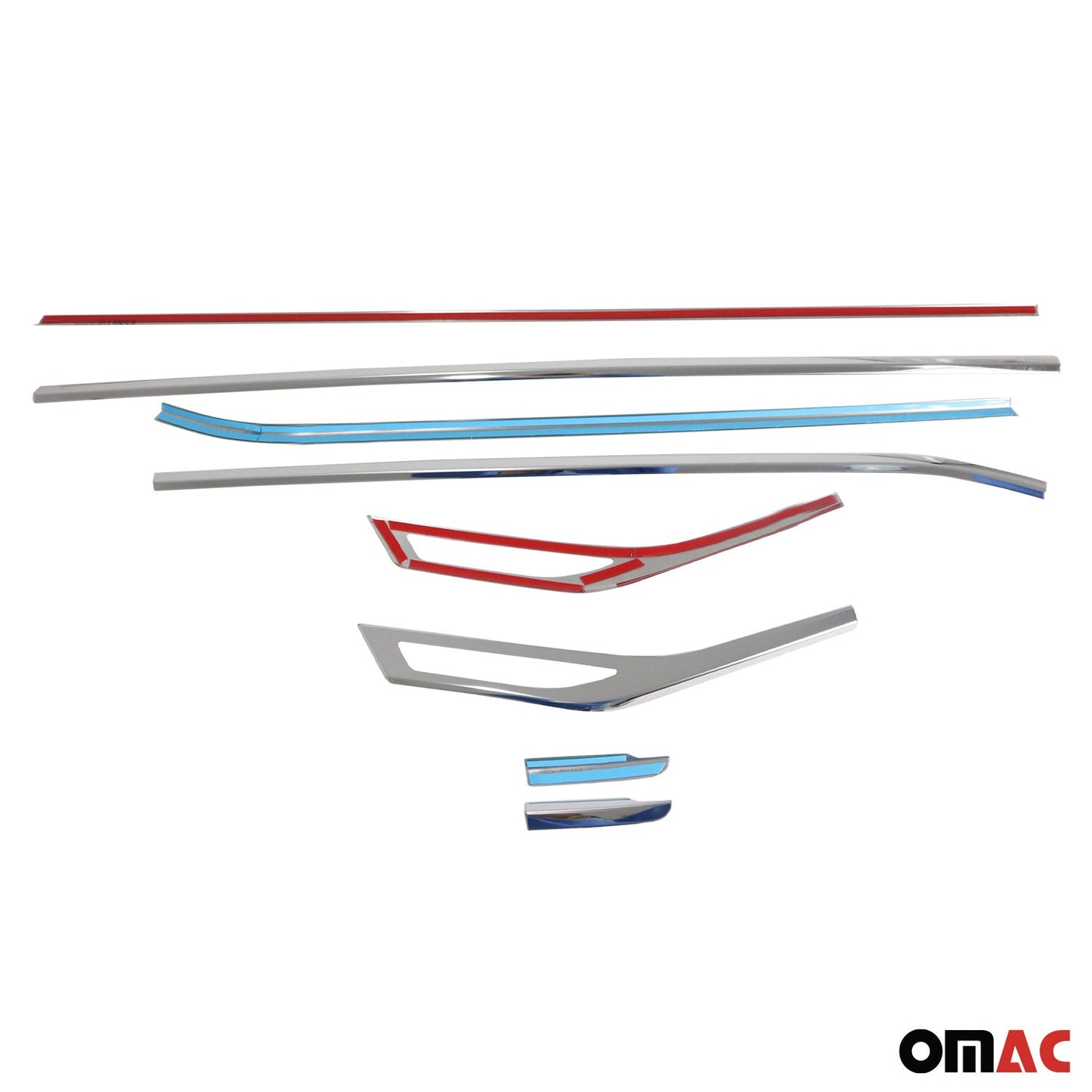 Fensterleisten Zierleisten für Renault Captur 2020-2025 Edelstahl Chrom 8tlg