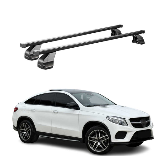 Menabo Dachträger Grundtäger für Mercedes GLE C292 2015-2019 75kg Stahl Schwarz