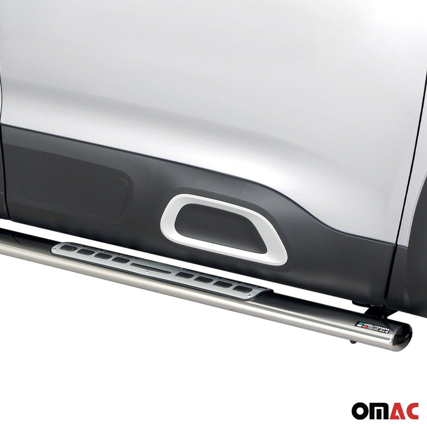 Praguri/praguri laterale din oțel inoxidabil pentru Citroen C5 Aircross 2018-2022, gri