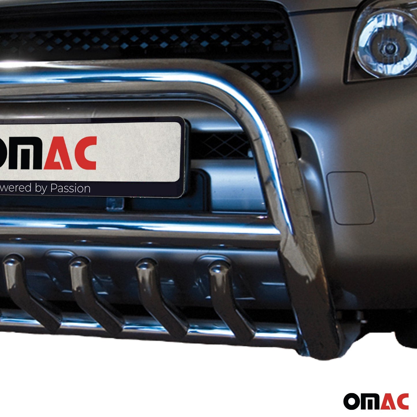 Bară de protecție/buton față pentru Toyota RAV4 2006-2010 cu omologare ABE (omologare de tip germană) oțel argintiu