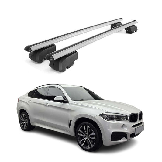 Dachträger Gepäckträger für BMW X6 F16 2014-2019 Querträger ABE Alu Grau 2x
