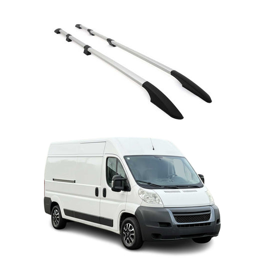 Dachträger Gepäckträger für Fiat Ducato III 2006-2025 L3 H2 Alu Silber 2 tlg