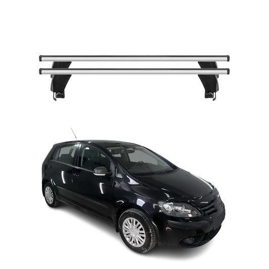 Menabo Dachträger Grundtäger für VW Golf Plus 2004-2008 50kg Alu Silber 2 tlg