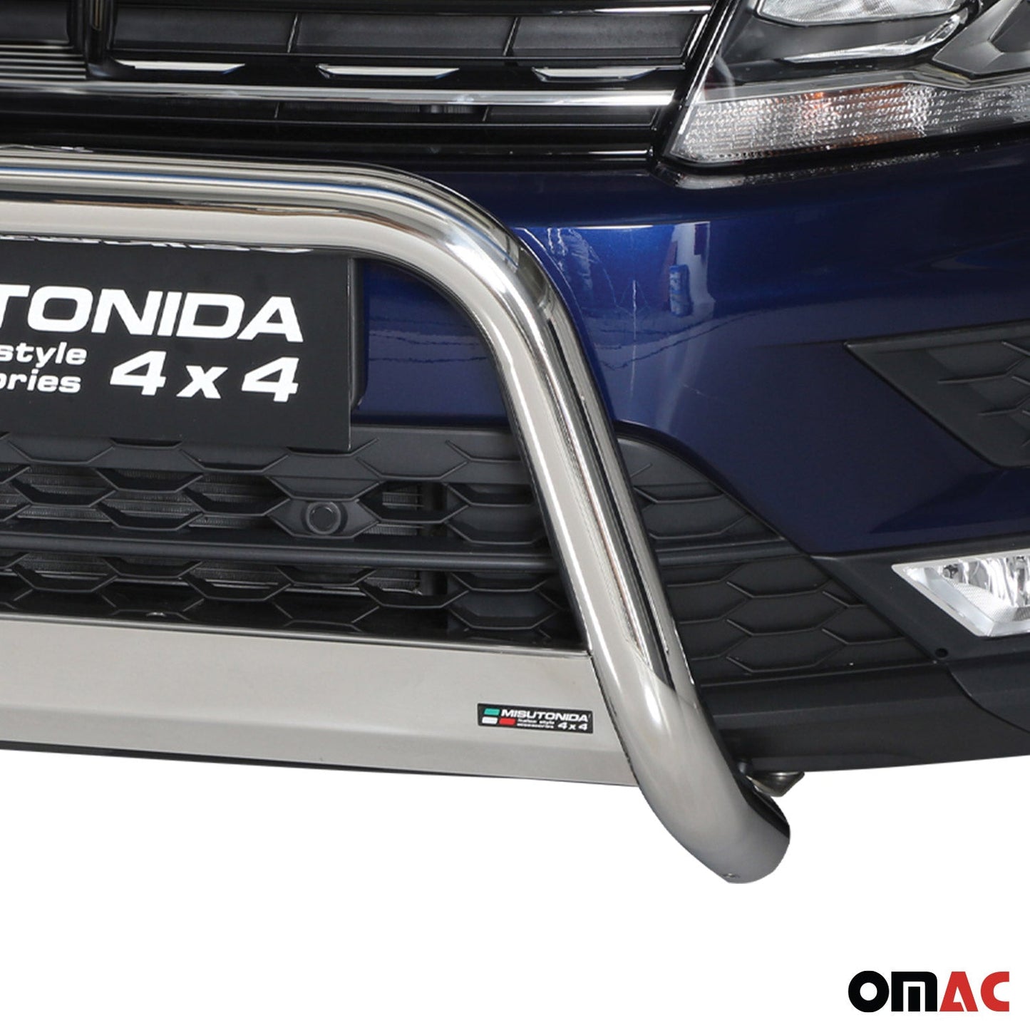 Bară de protecție/buton față pentru VW Tiguan Allspace 2016-2024 ø63mm oțel argintiu