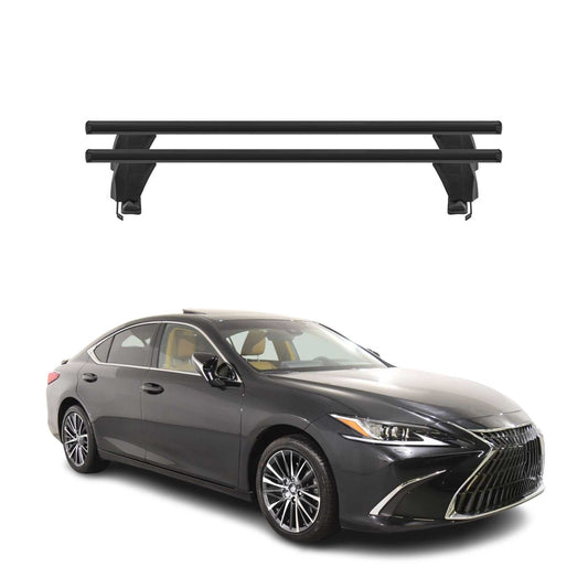 Menabo Dachträger Grundtäger für Lexus ES XZ10 2018-2025 50kg Alu Schwarz 2 tlg