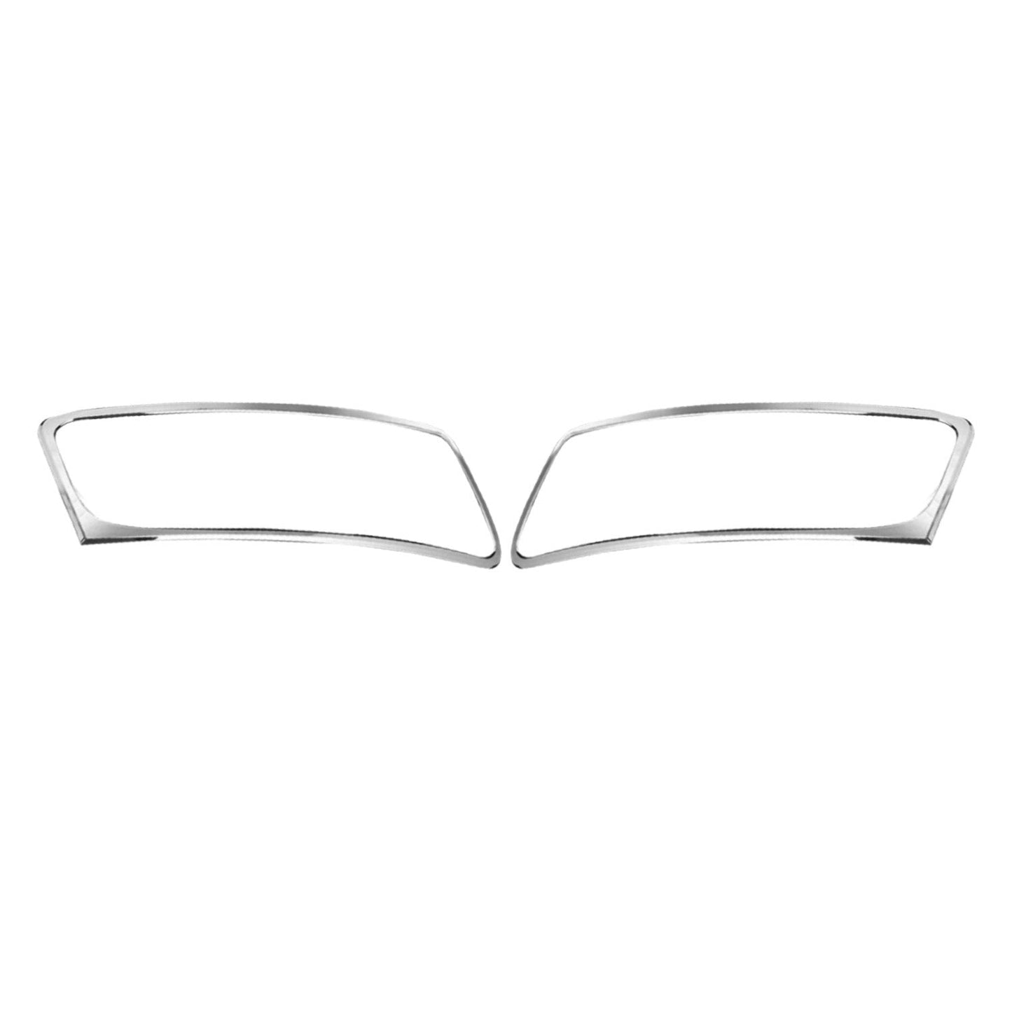 Scheinwerfer Leisten Scheinwerferblende für Audi Q5 8R 2008-2012 Chrom ABS 2tlg