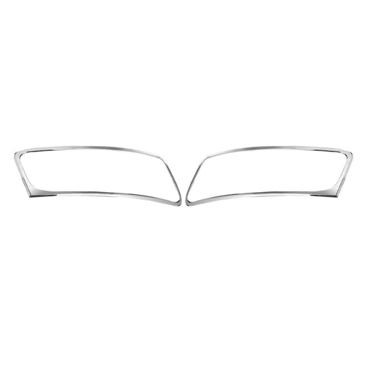 Scheinwerfer Leisten Scheinwerferblende für Audi Q5 8R 2008-2012 Chrom ABS 2tlg