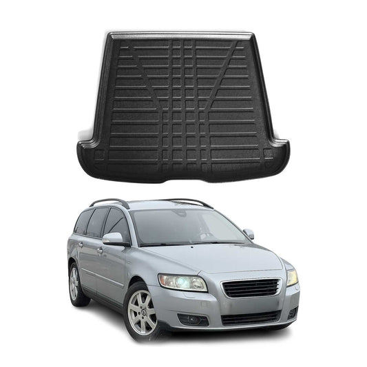 Protecție portbagaj/căptușeală pentru bagaje Volvo V50 2004-2012, cauciuc TPE, negru