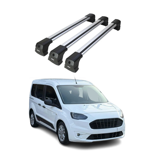 Dachträger Grundtäger für VW ID.Buzz 2022-2025 75kg Aluminium Silber 3 tlg