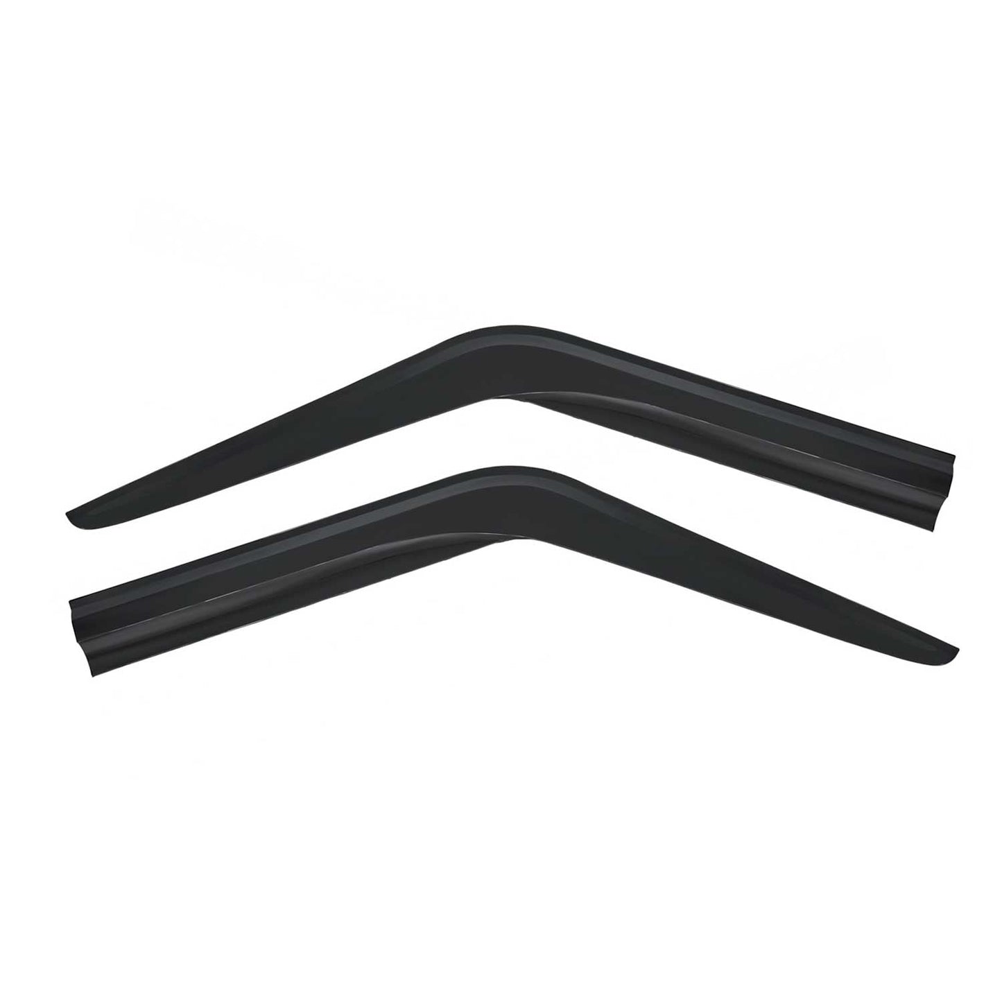 2x Windabweiser Regenabweiser für Ford Transit 2000-2014 Acryl Dunkel