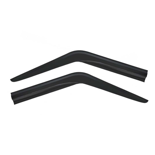 2x Windabweiser Regenabweiser für Ford Transit 2000-2014 Acryl Dunkel