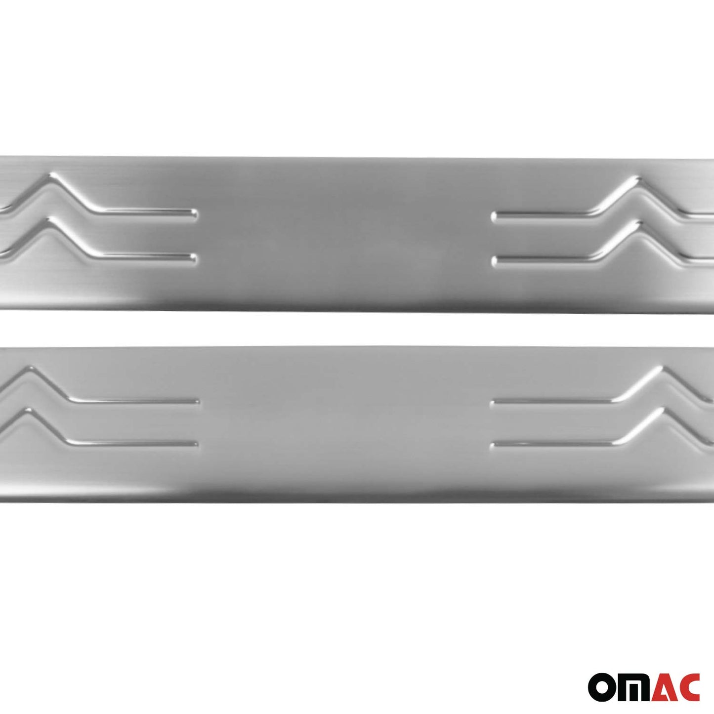Ornamente prag uși pentru Citroen C4 2010-2018, oțel inoxidabil, argintiu, set 4 piese