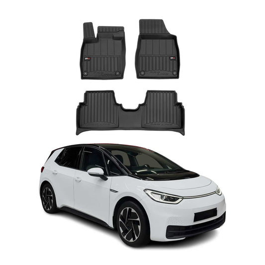 Covorașe auto VW ID.3 2019-2025 TPE Negru set 3 piese