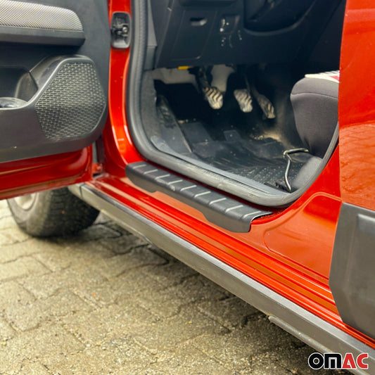 Protecții prag uși pentru Dacia Sandero 2021-2025 ABS Negru set 4 piese