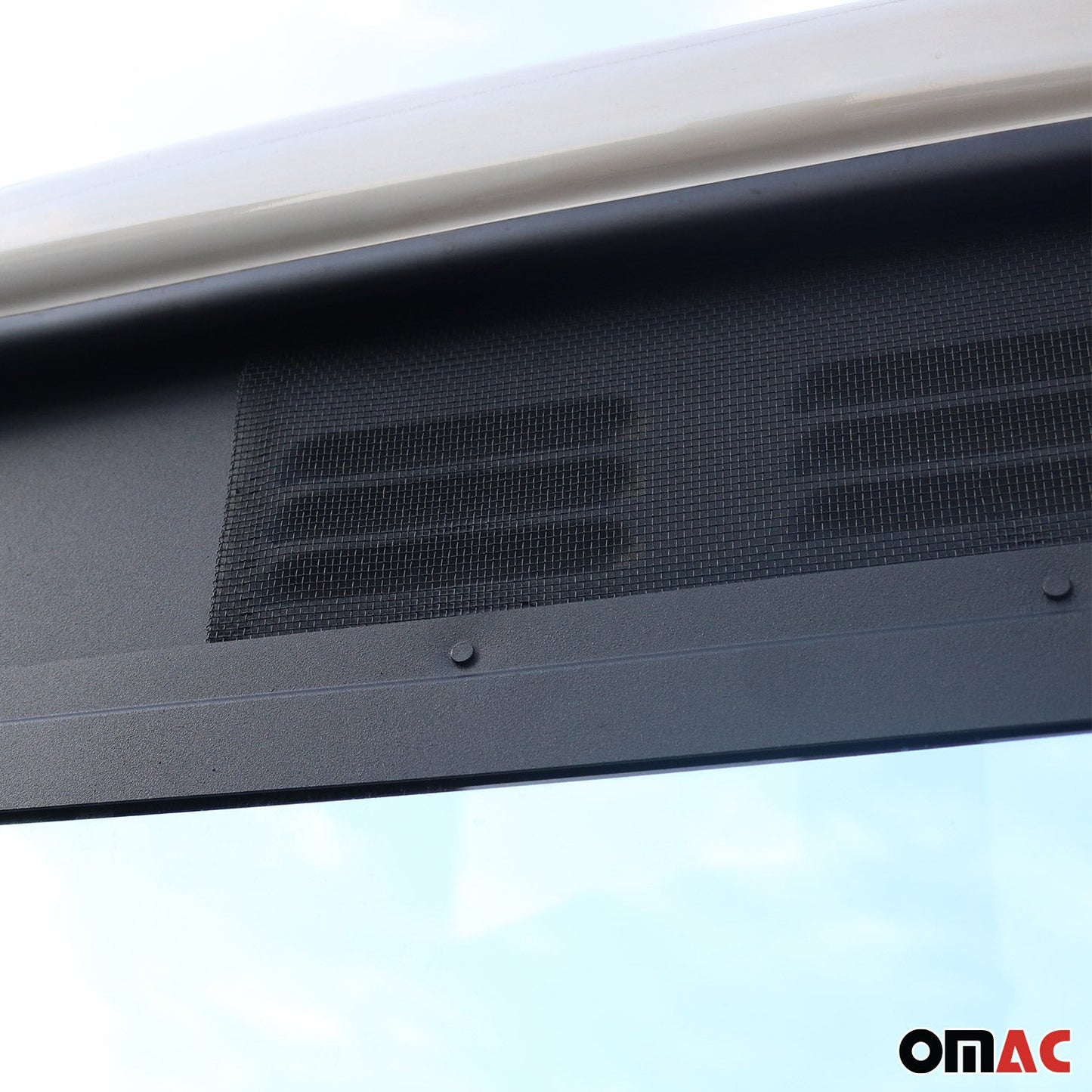 Lüftungsgitter Be & Entlüftung für Iveco Daily 2014-2025 Aluminium Schwarz 2tlg