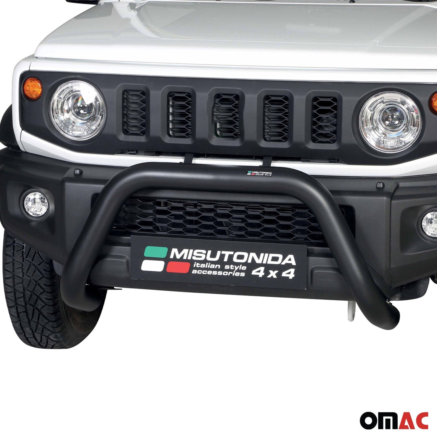 Bară de protecție/buton față pentru Suzuki Jimny 2018-2025 ø76mm oțel negru