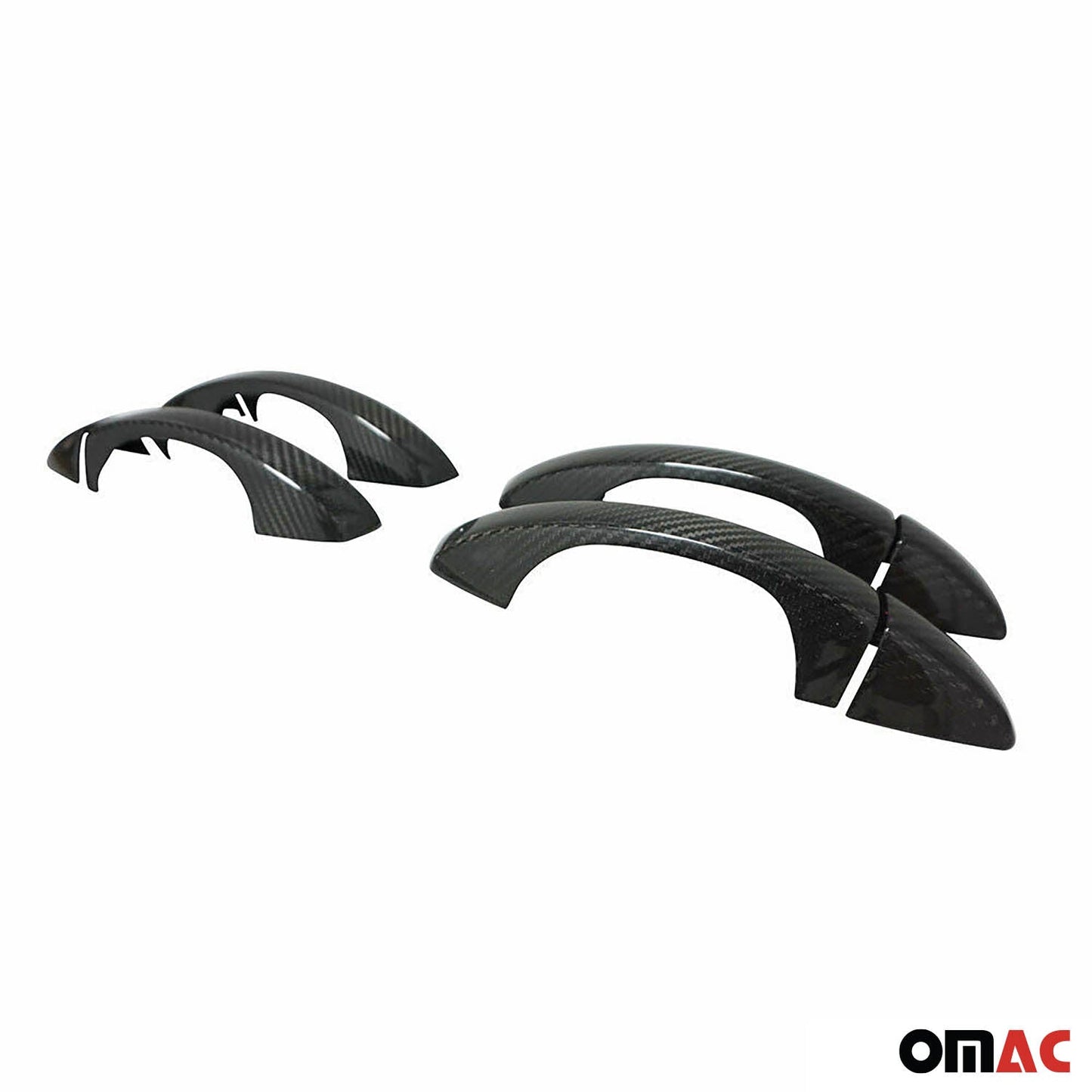 Türgriff Blende Türgriffkappen für Skoda Fabia 15-21 Scala 19-25 Carbon 8x