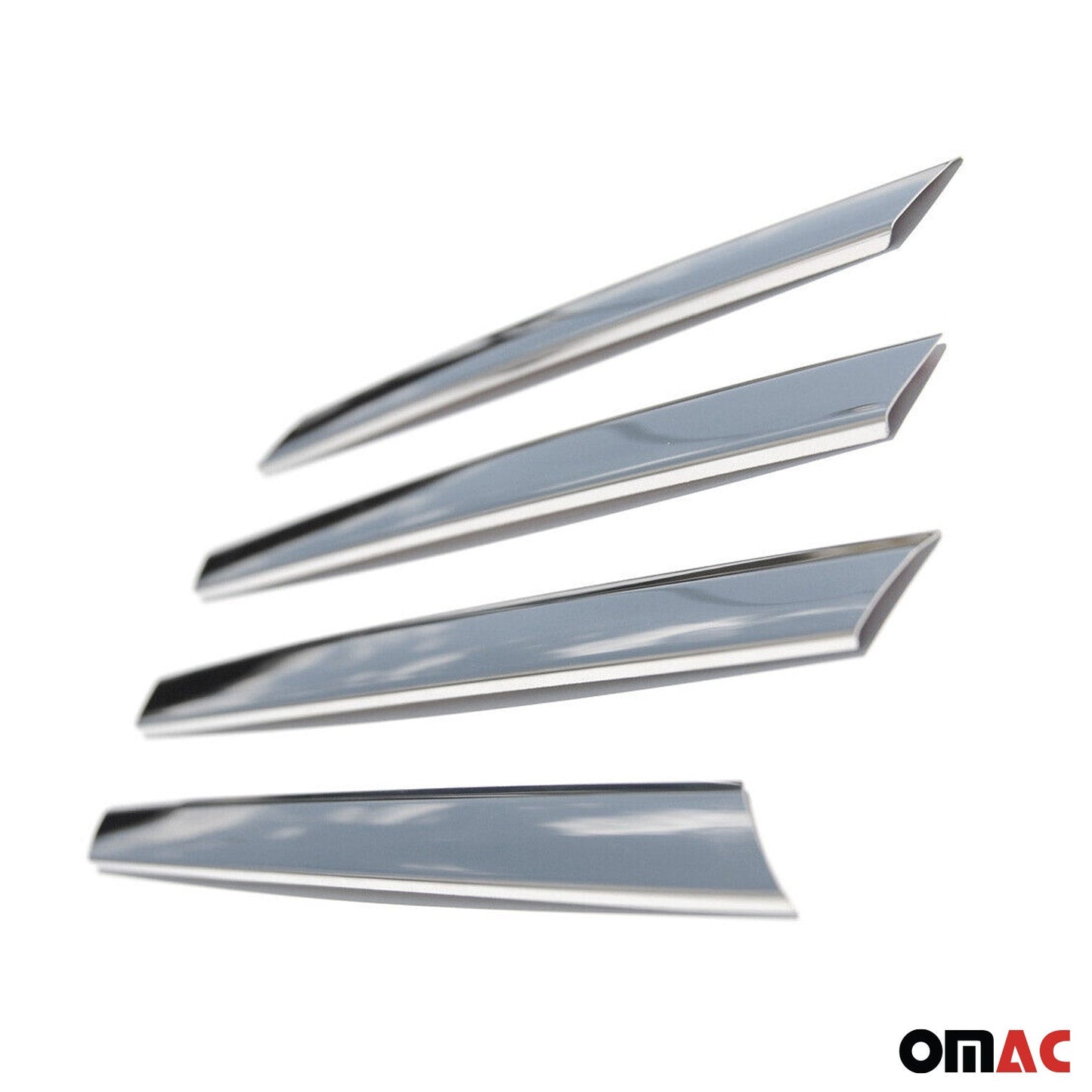 Benzi decorative grilă radiator pentru Mercedes Vito W639 2010-2014, cromate, 4x