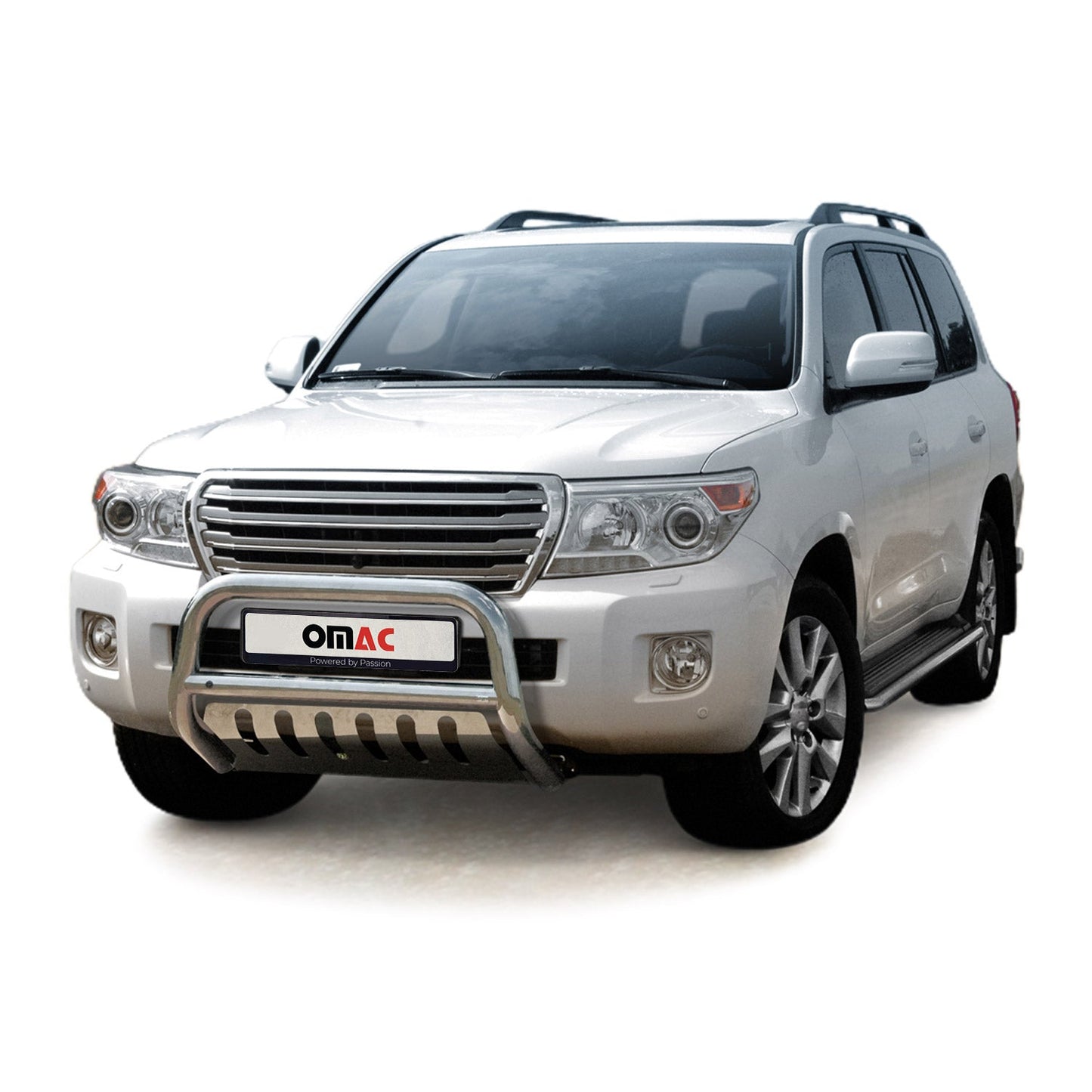 Frontbügelschutz Frontschutzbügel für Toyota Land Cruiser V8 2012-16 ABE Silber