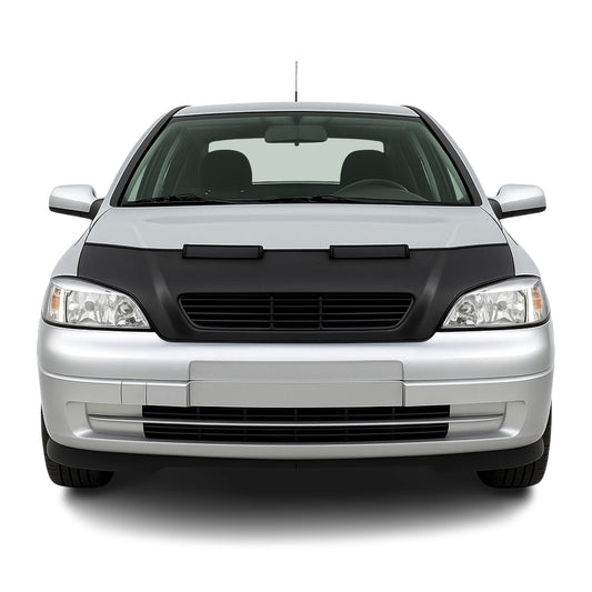 Protecție capotă anti-ciobituri pentru Opel Astra G 1998-2004, jumătate neagră