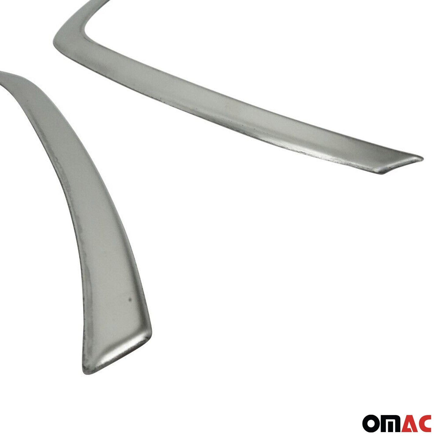 Benzi decorative grilă radiator Dacia Duster 2018-2021, crom periat, set 2 piese