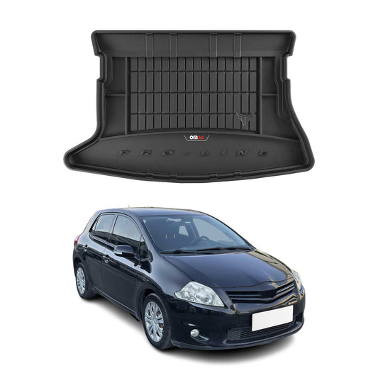 OMAC Gummi Kofferraumwanne für Toyota Auris 2006-2013 TPE Laderaumwanne Schwarz