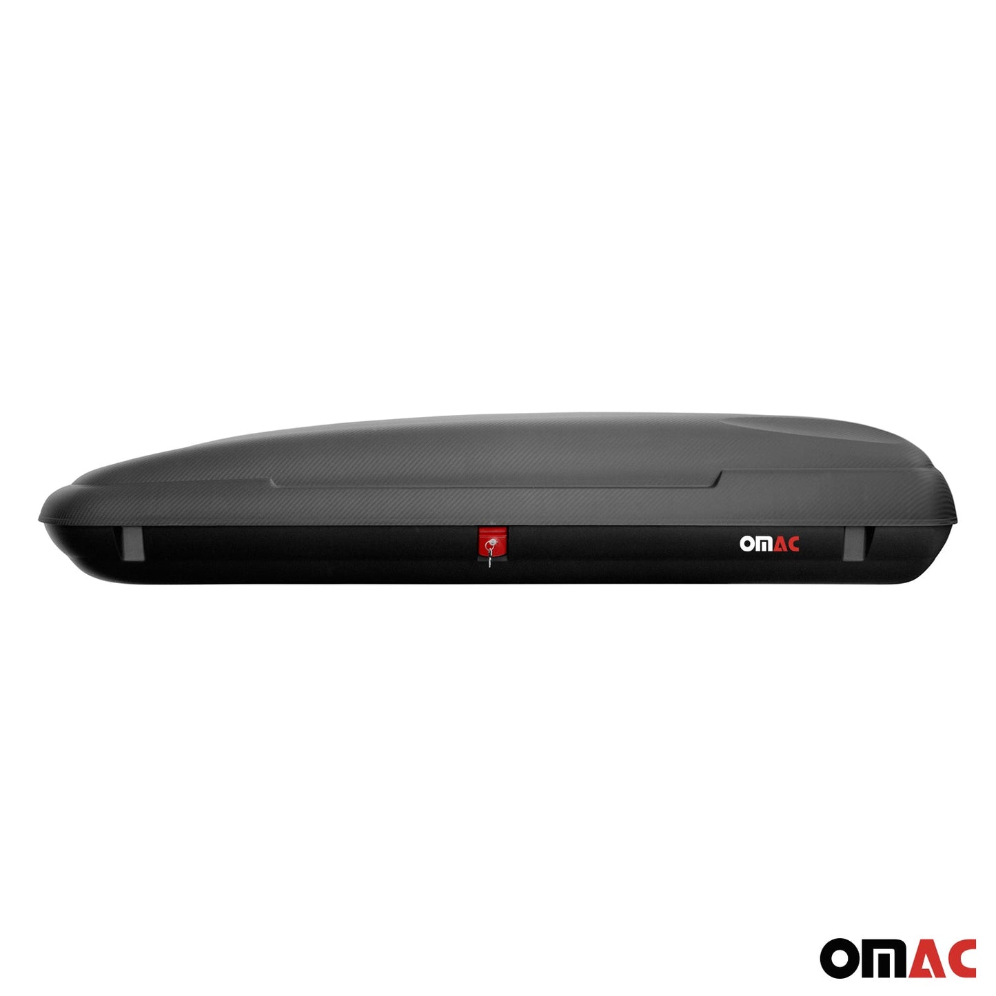 Cutie de plafon OMAC, cutie de plafon, cutie pentru bagaje, 480 litri, aspect carbon, încuiabilă, cutie auto
