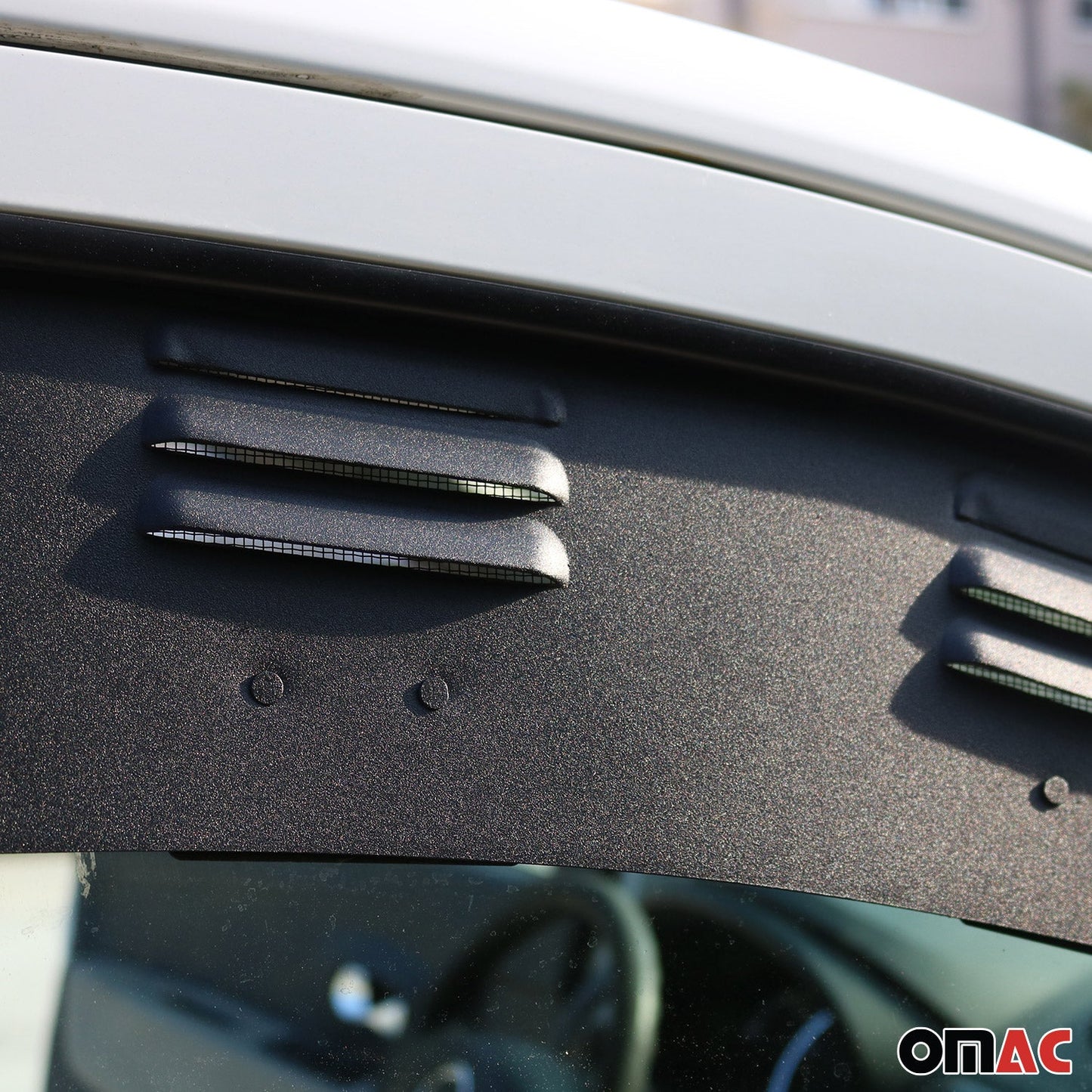 Lüftungsgitter Schiebetürfenster für VW Caddy 2021-2025 Entlüftung 2 tlg