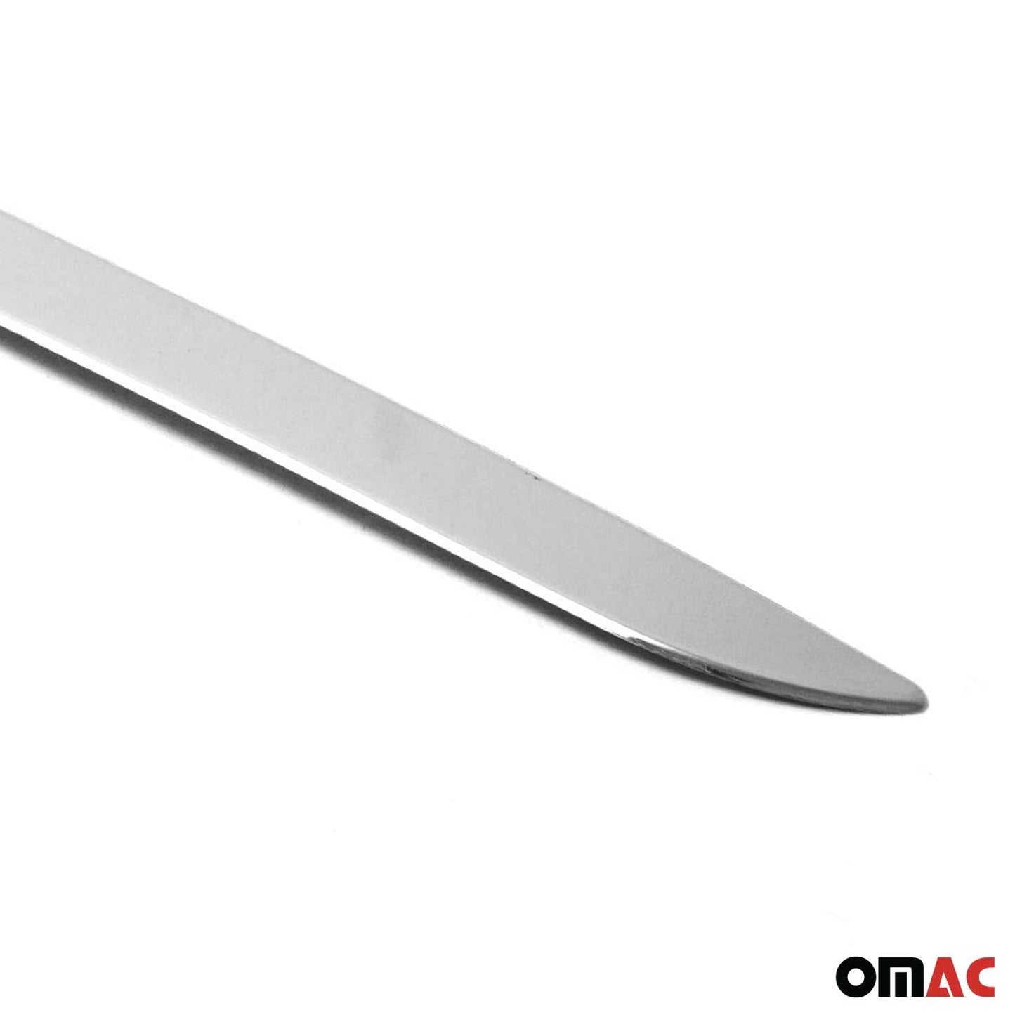 Bandă decorativă portbagaj, bandă decorativă spate pentru Fiat Punto Evo 2008-2012, partea inferioară din oțel inoxidabil cromat