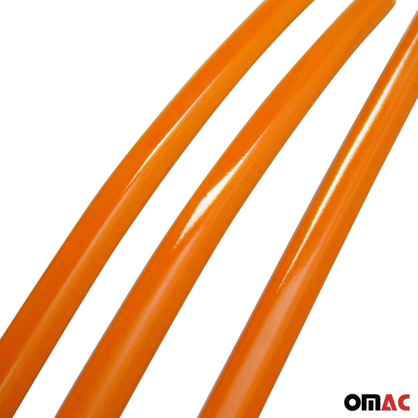 Benzi decorative grilă auto pentru VW T6 Transporter 2015-2019 Highline, oțel inoxidabil, portocaliu, 3x