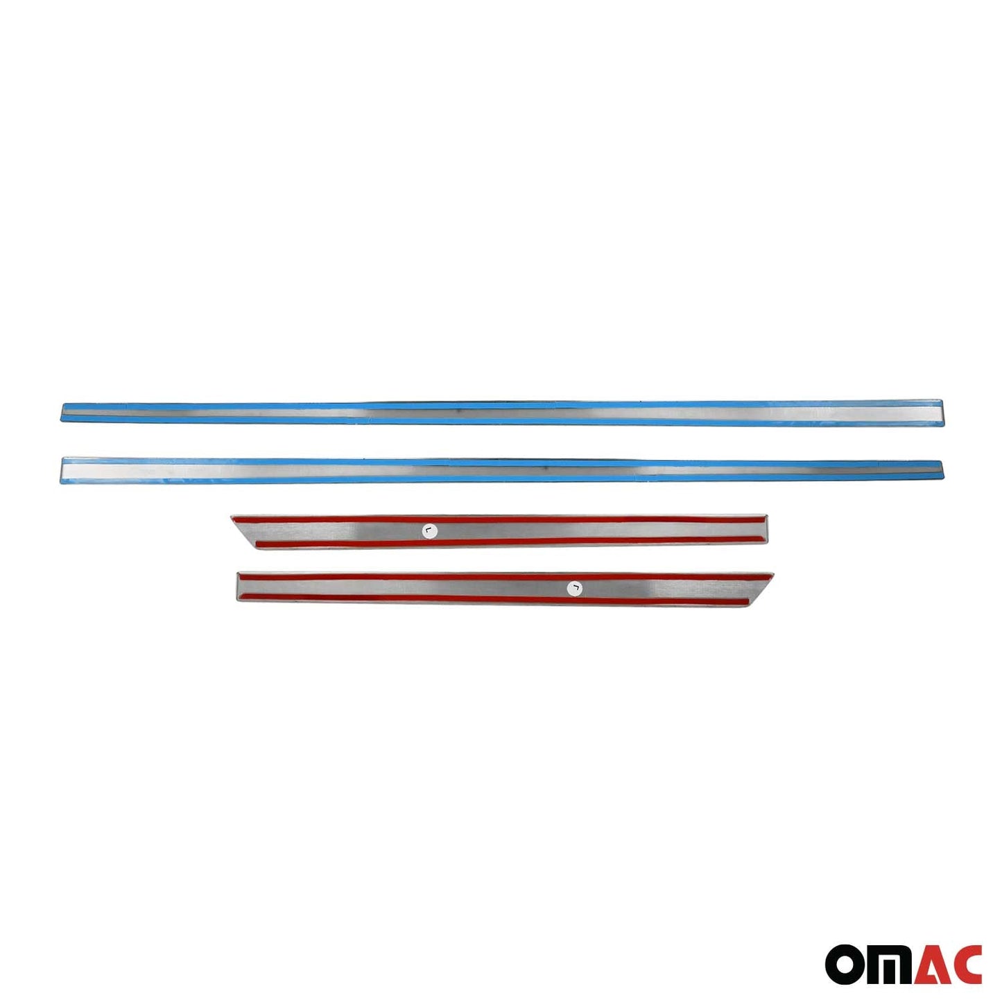 Seitentürleiste Türleisten Türschutzleiste für Opel Corsa F 2019-2025 Chrom 4x