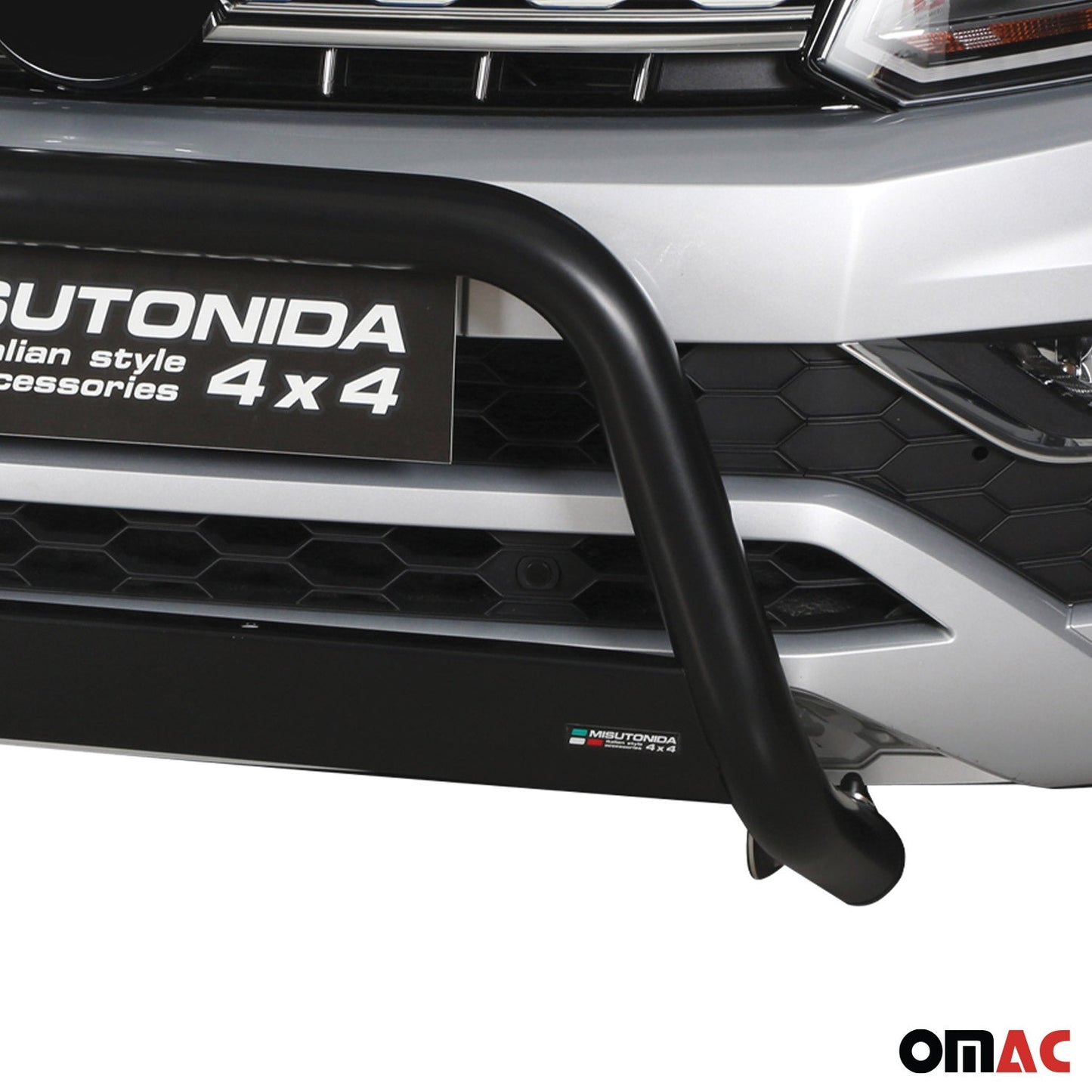 Bară de protecție/buton față pentru VW Amarok V6 2016-2025 ø63mm oțel negru