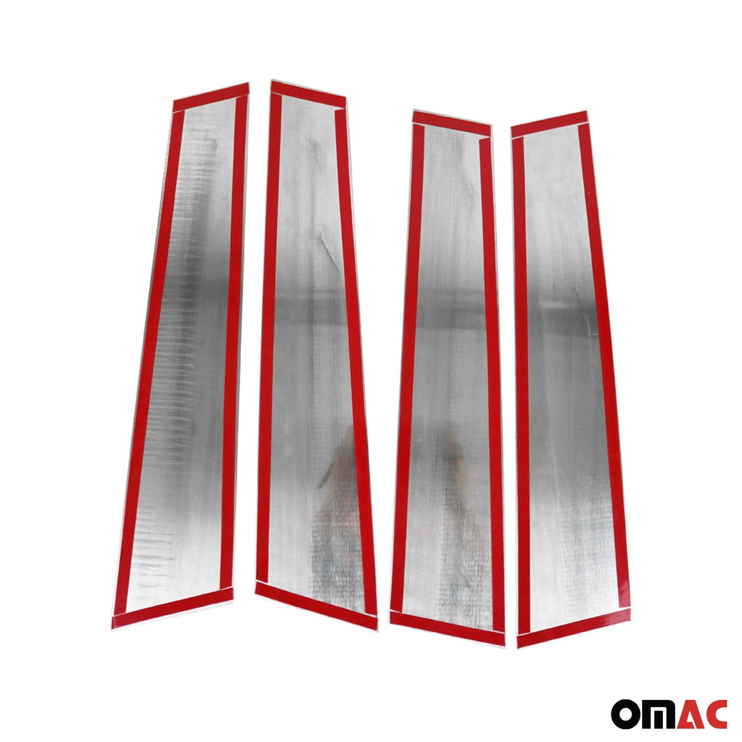 B-Säule Türsäulen Verkleidung für Hyundai Accent 2010-2017 Edelstahl Silber 4tlg