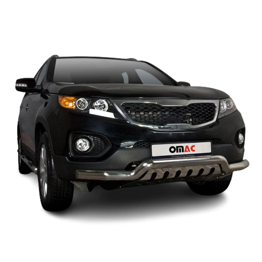 Bară de protecție față din oțel inoxidabil pentru Kia Sorento 2010-2012 cu ABE (omologare de tip germană) Bară de protecție argintie