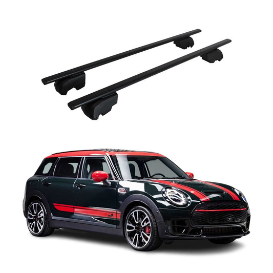 Portbagaj de plafon pentru Mini Clubman F54 2015-2023 75kg, negru metalic, 2 buc.