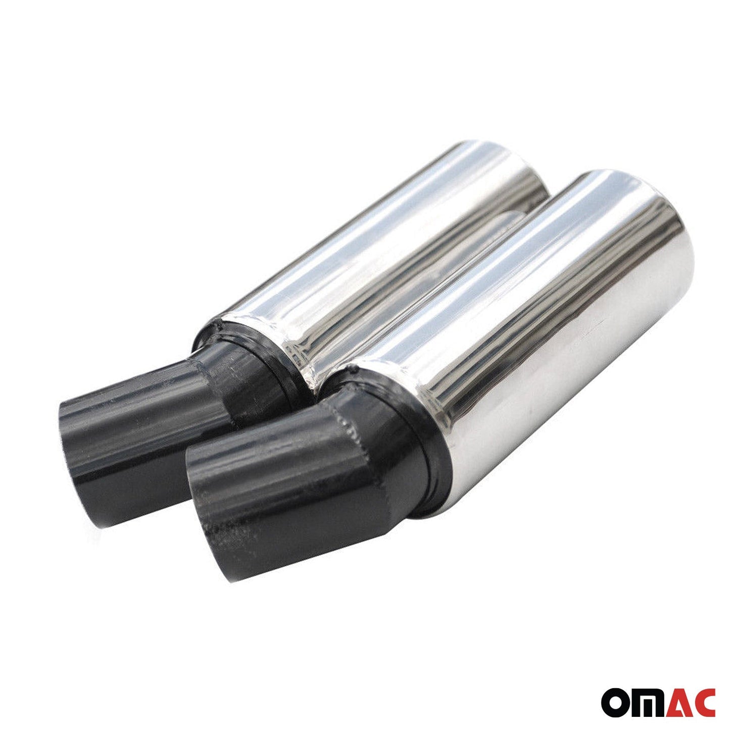 Auspuffblende Endrohr für VW  T6 T6.1 alle 2015-2024 Edelstahl Chrom 60mm 2tlg