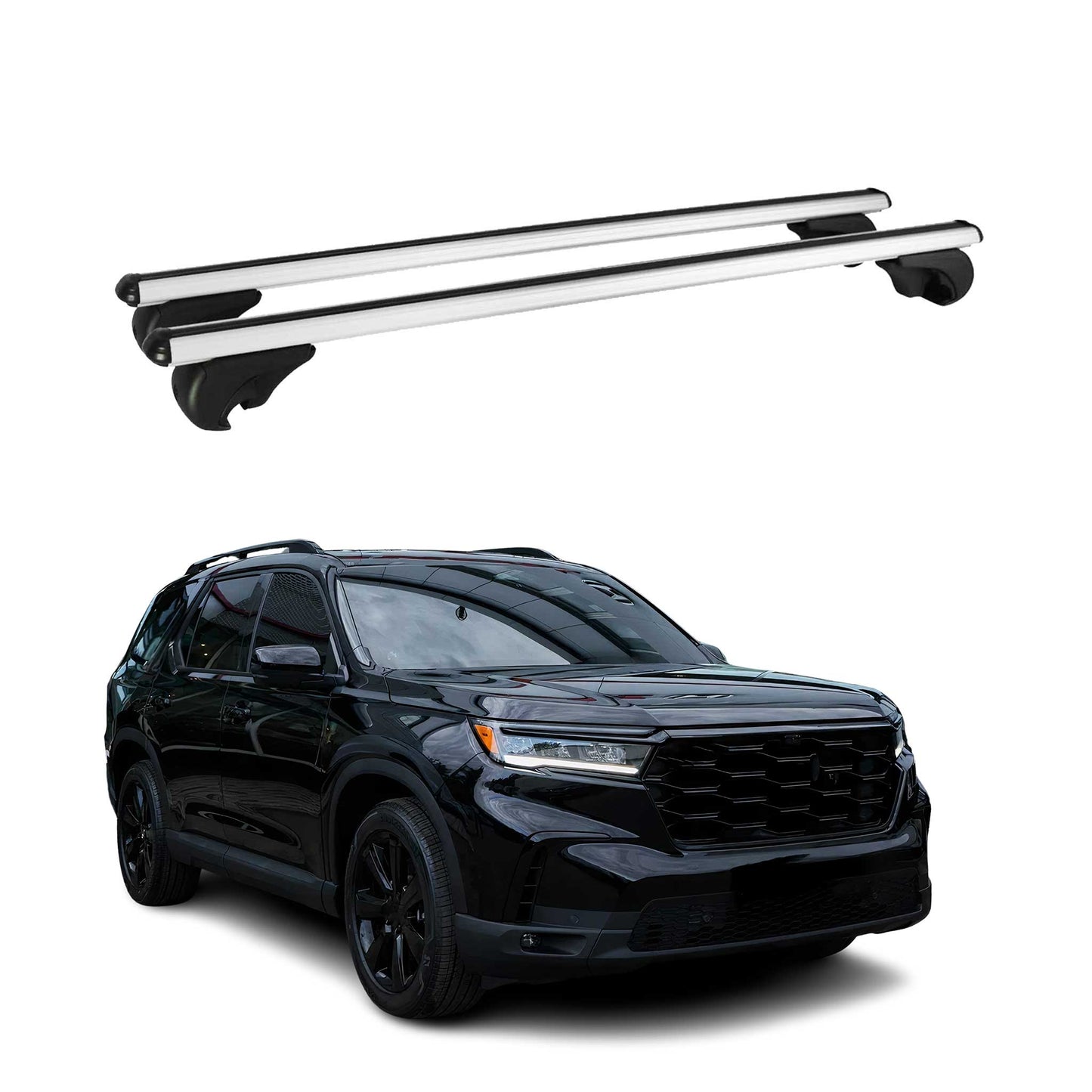 Dachträger für Honda Pilot 2023-2025 Gepäckträger Grundträger Aluminium Grau 2x