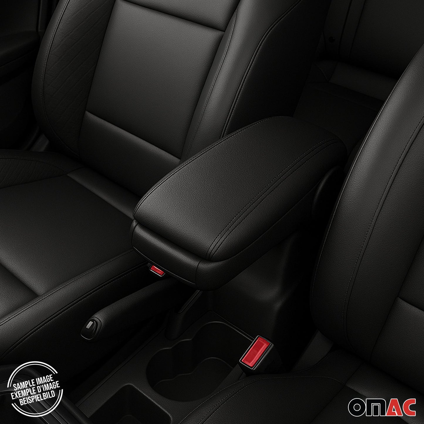 Mittelarmlehne Armlehne für Opel Astra J 2009-2015 PU-Leder ABS Schwarz