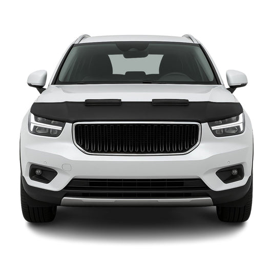 Haubenbra Steinschlagschutz Bonnet Bra für Volvo XC40 2017-2025 Schwarz Halb