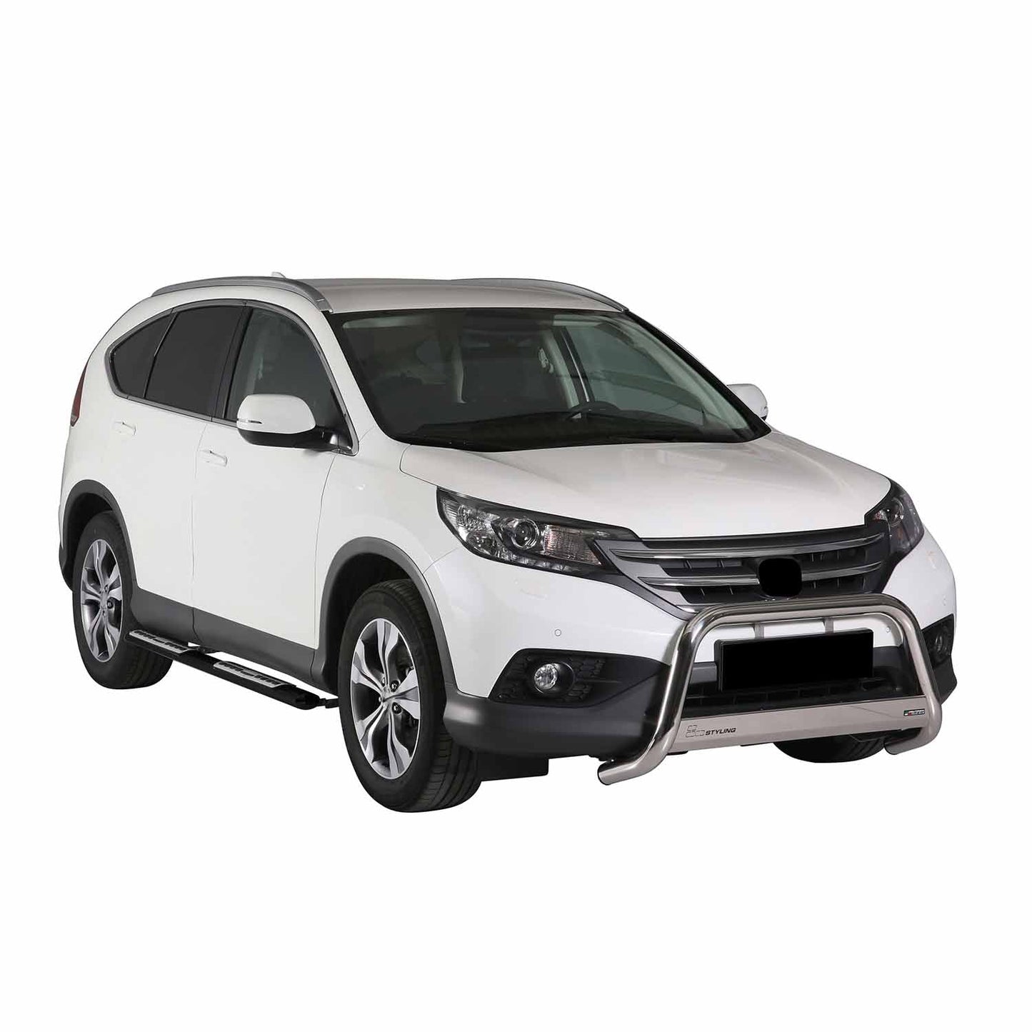 Edelstahl Seitenschweller Schwellerrohre für Honda CR-V 2012-2015 Schwarz