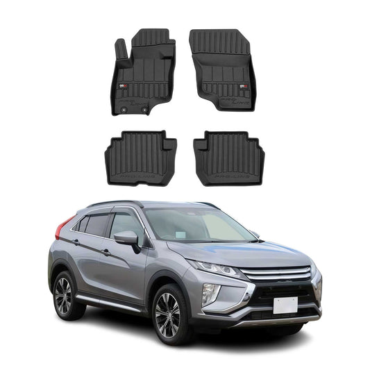 2017-2025 Mitsubishi Eclipse Cross PHEV Fußmatten TPE Schwarz 4 tlg