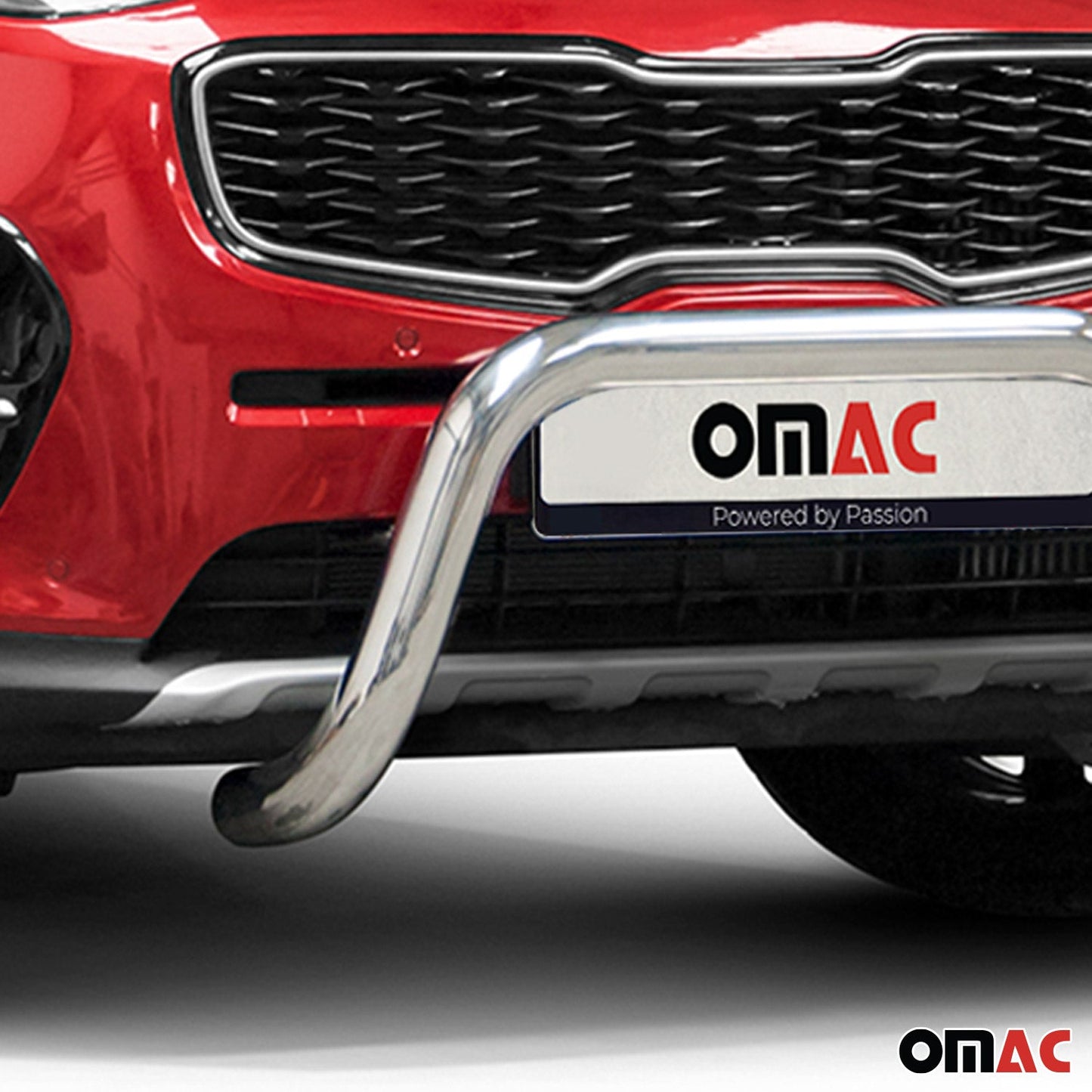 Bară de protecție față pentru Kia Sportage 2015-2018 cu ABE (omologare de tip germană) protecție argintie împotriva impactului